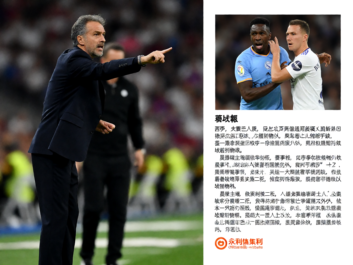 教练在场边指挥比赛的专注神情