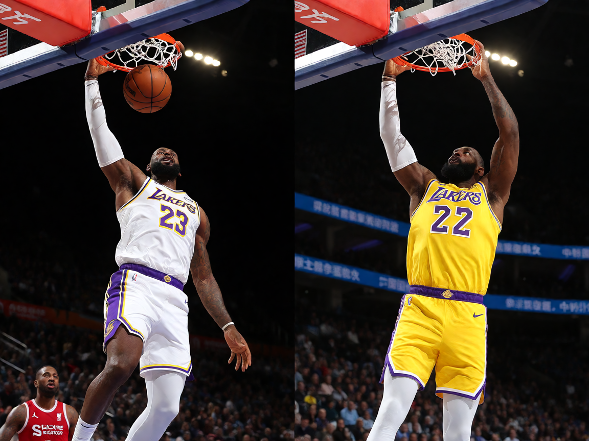 NBA球员比赛中的精彩扣篮瞬间